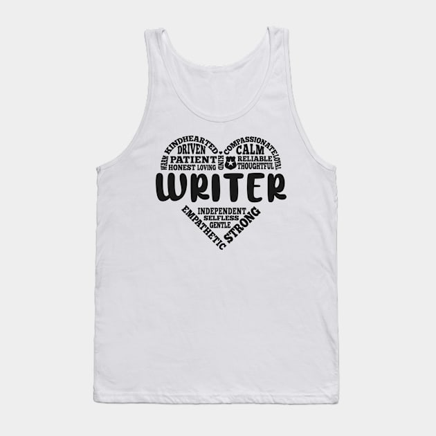 Writer love Tank Top by SerenityByAlex